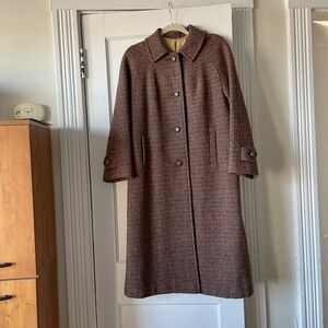 Harris Tweed Wool Long Coat - Women’s size M (runs large)